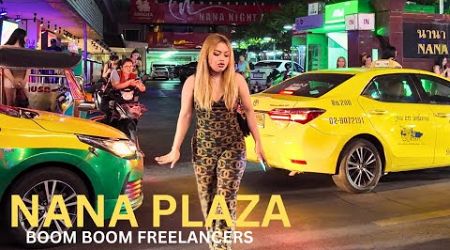 Bangkok Nightlife: Walk around Busy Nana Plaza on New Year 2025.