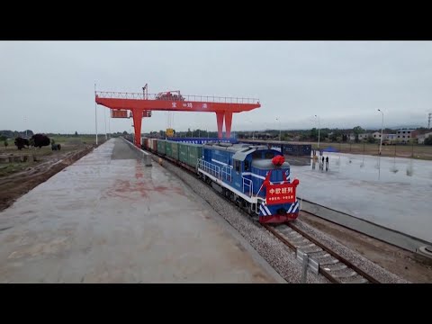 New China-Europe freight train route via Central Asia opens