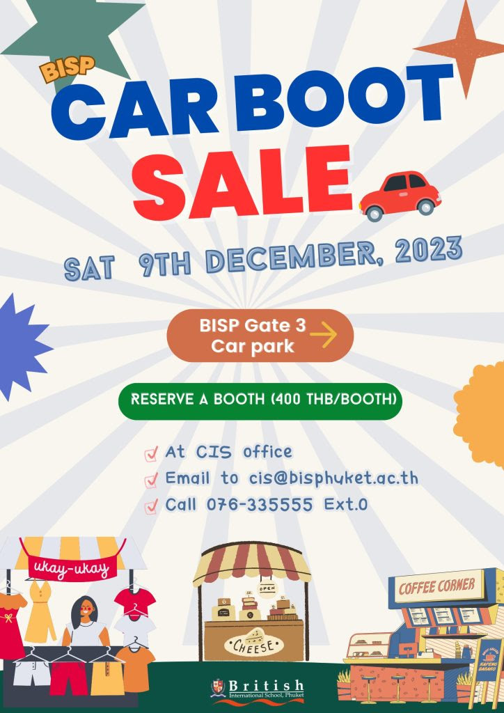 Save the Date: BISP Car Boot Sale