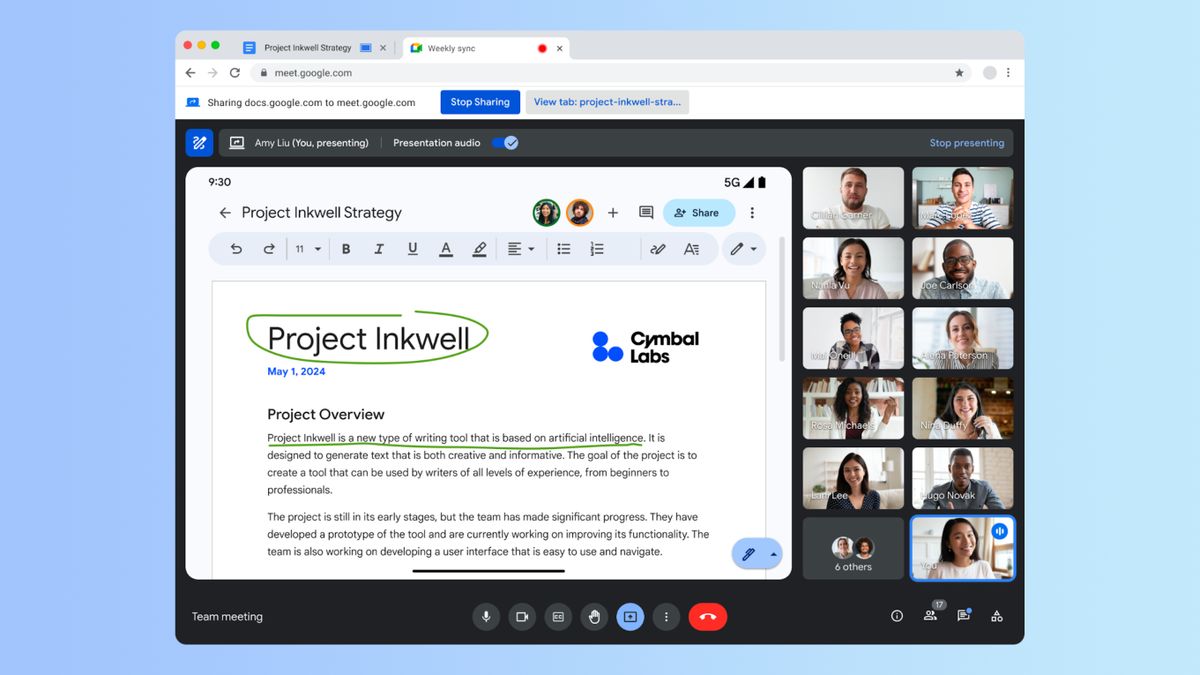 Google Meet will now let you annotate while presenting content