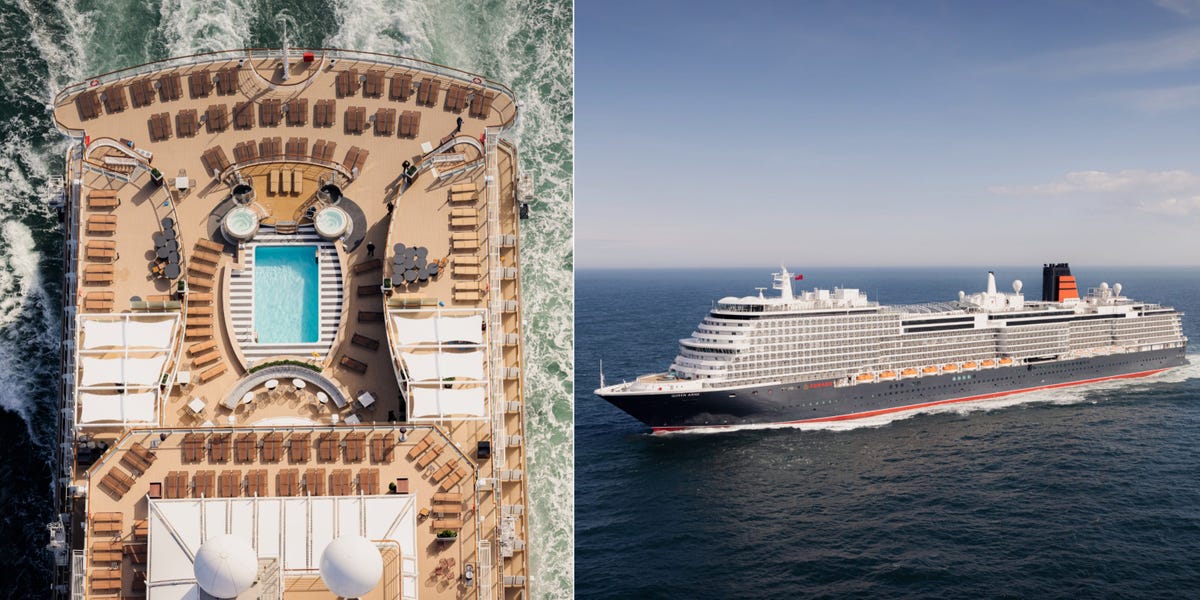 Cunard added a 4th luxury cruise ship to its famous fleet — see what it'll be like on the new Queen Anne
