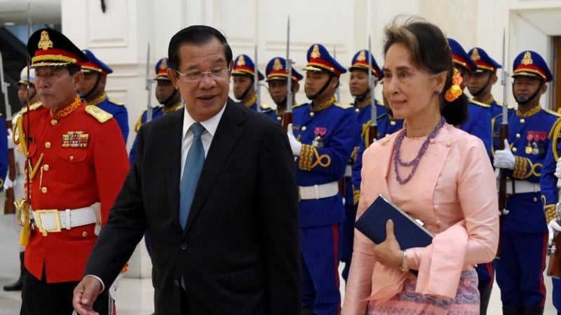 Myanmar junta rebuffs Cambodia ex-leader's request to meet Suu Kyi