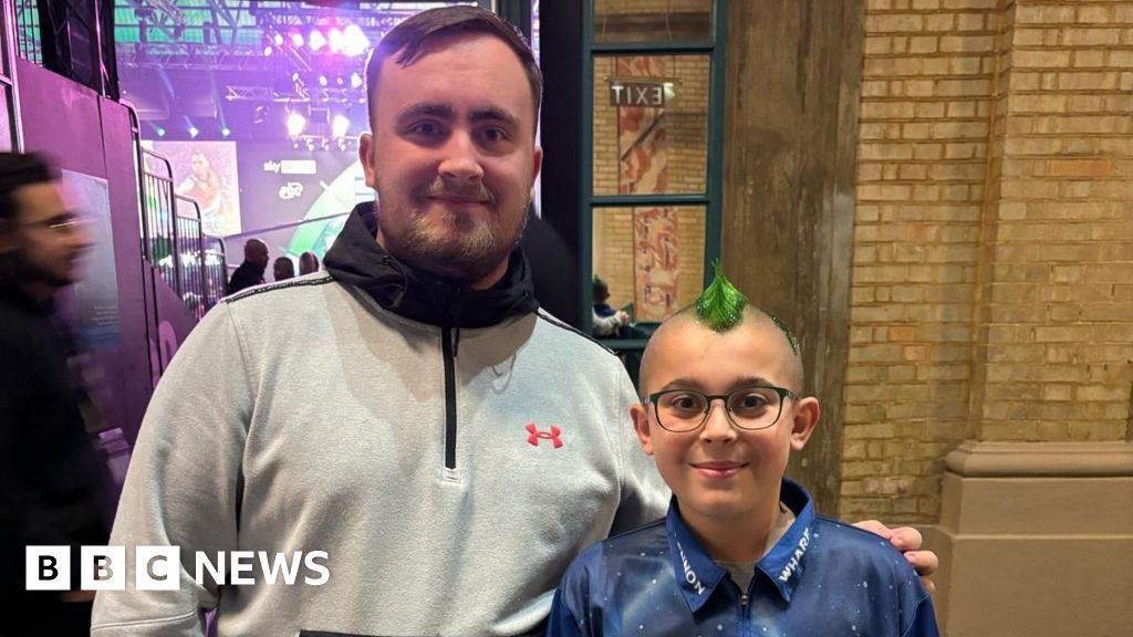 The darts prodigy, 10, aiming to become world champ