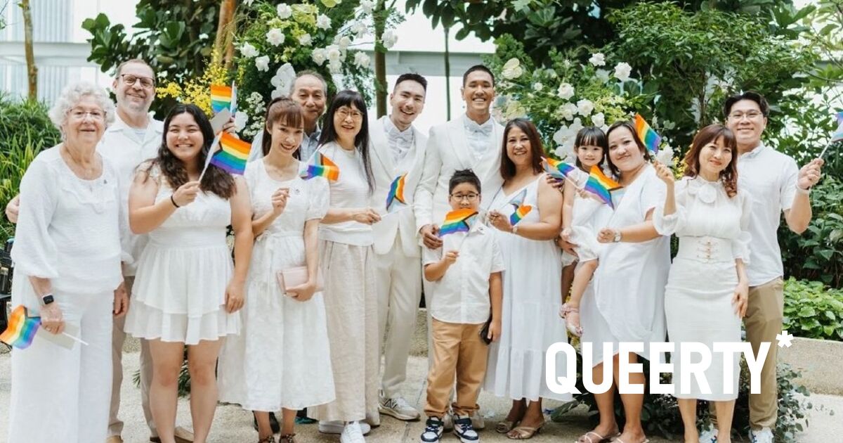 Couple challenges Singapore’s ban on gay marriage… by having the most fabulous wedding ceremony there