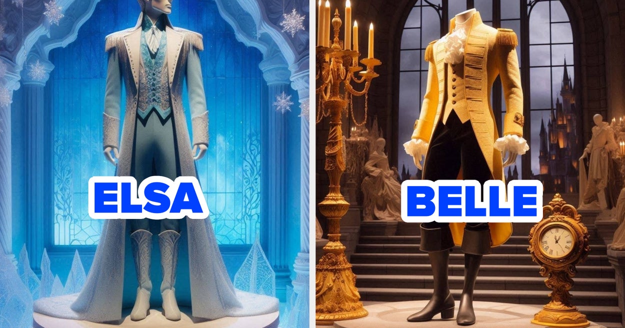 I Swapped The Disney Princesses' Iconic Gowns For Prince-Inspired Wear And OMG, You Need To See Snow White ASAP