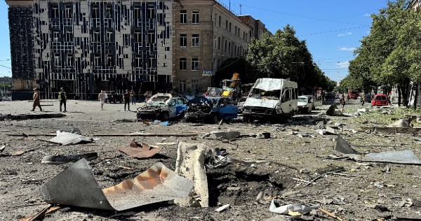 Russian bomb attack kills 3, injures 52 in Ukraine's Kharkiv