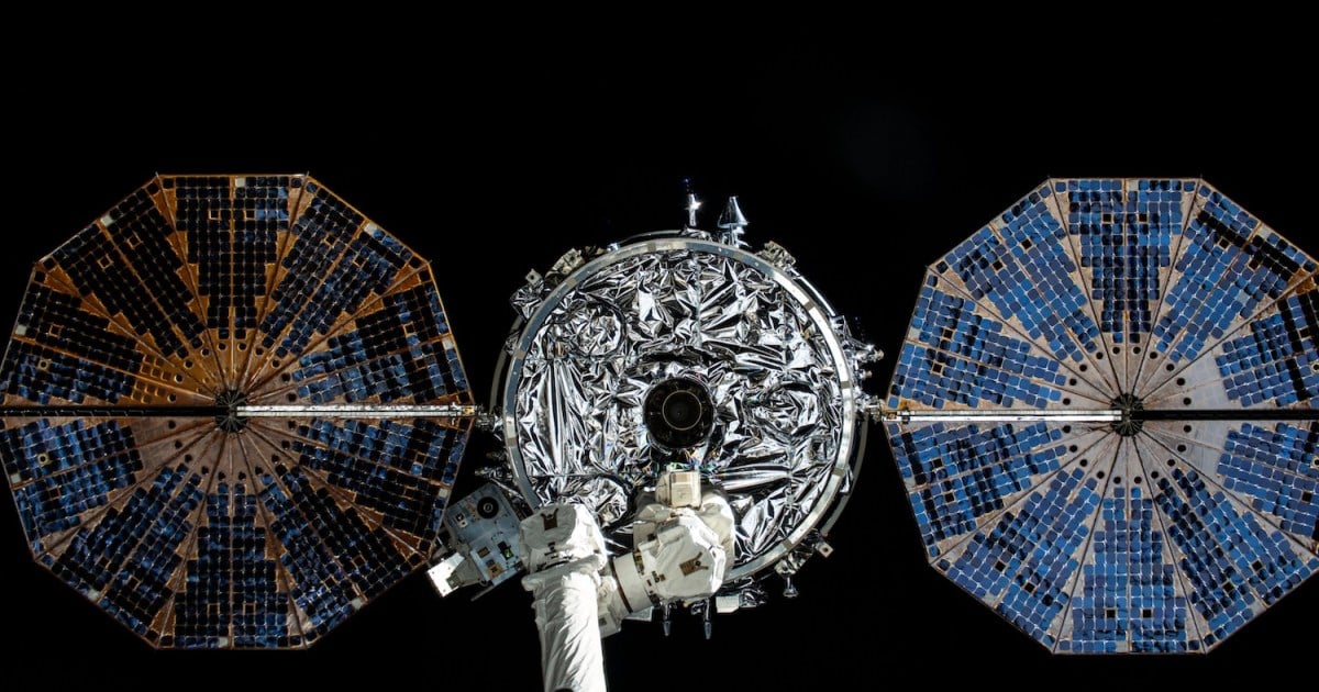 This workhorse ISS spacecraft has never looked so beautiful