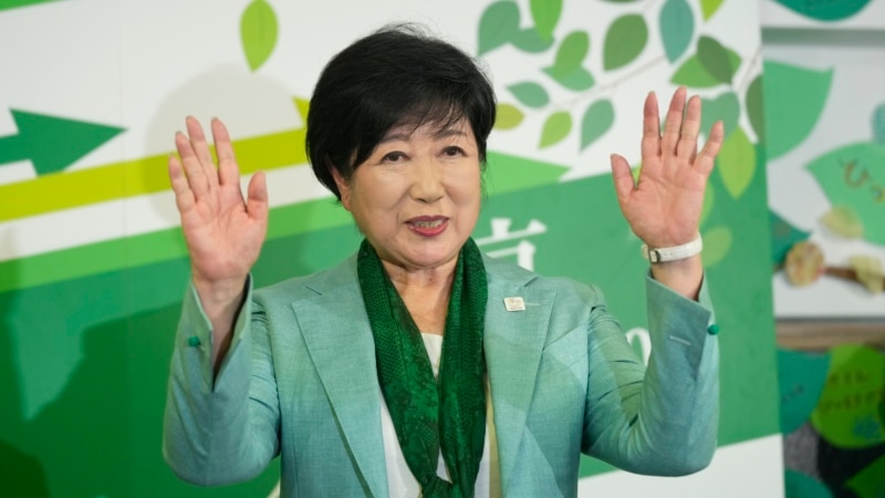 Tokyo governor Koike sweeps to third term