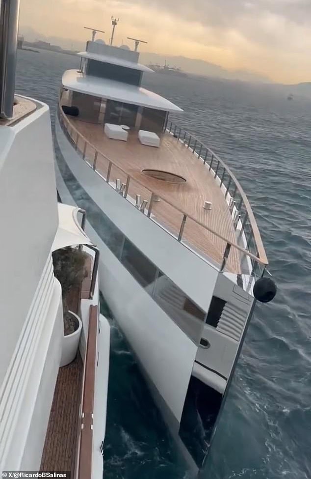 Laurene Powell Jobs’ super-yacht crashes into another one