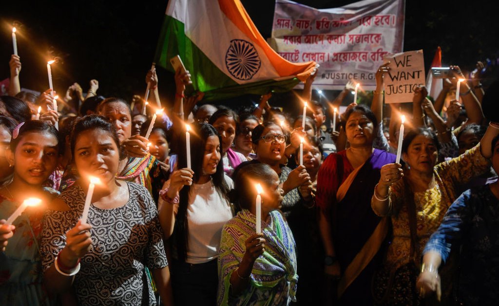 Tens of Thousands of Women Protest on India’s Independence Day After Murder of Medic