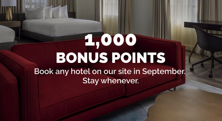 September 2 Bonus Offer Highlight: Stash Hotel Rewards – 1,000 bonus points for booking any hotel