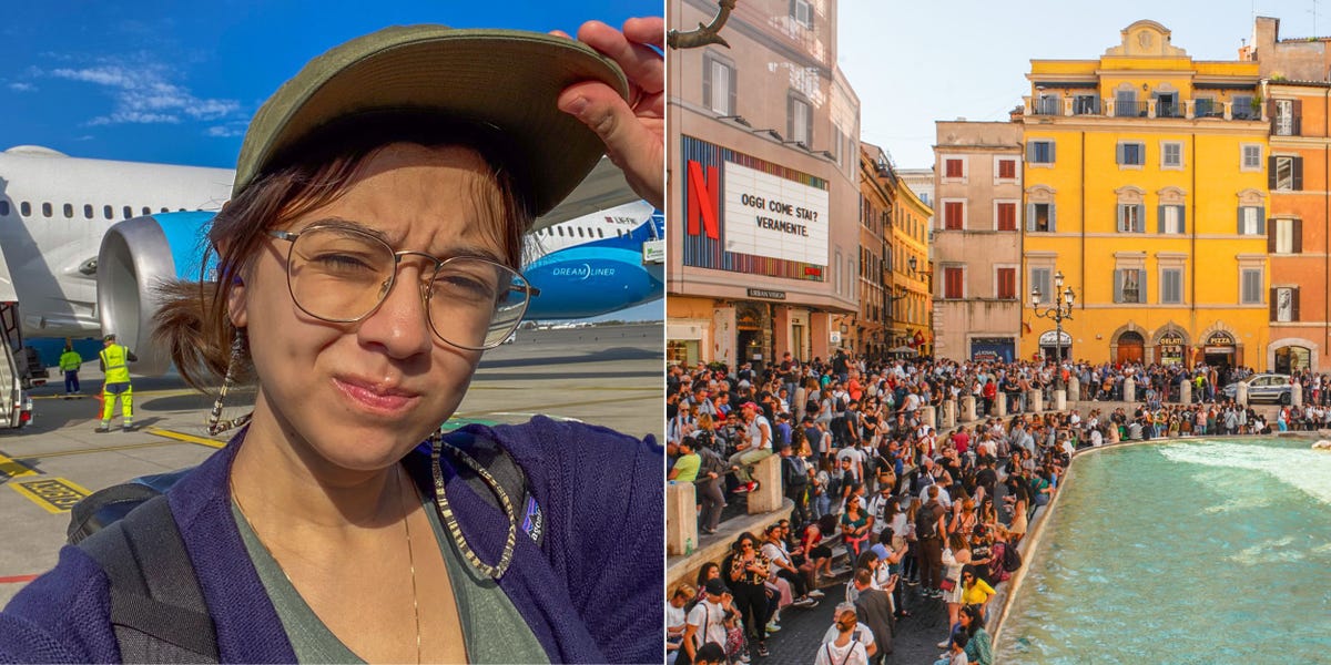 Disappointing photos show what it's really like to backpack across Europe