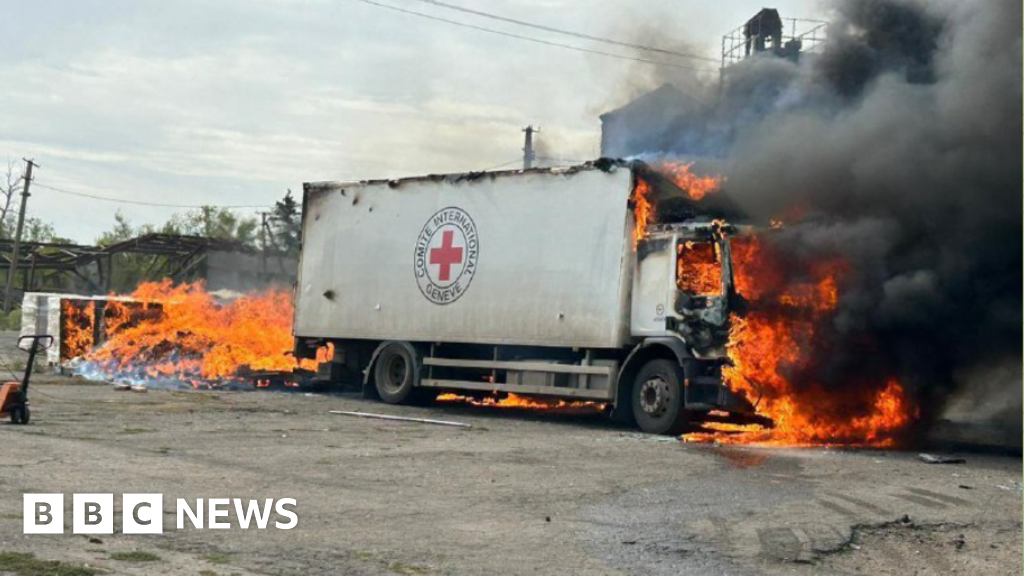 Three Red Cross staff killed in strike in eastern Ukraine