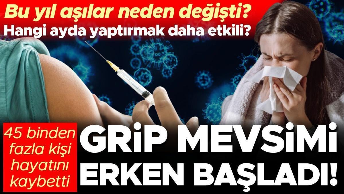 Grip mevsimi erken başladı! Hangi ay aşı yaptırmak daha etkili? Bu yıl aşılar neden değişti?