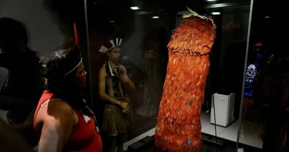 Brazil officially welcomes return of sacred Indigenous cloak from Denmark