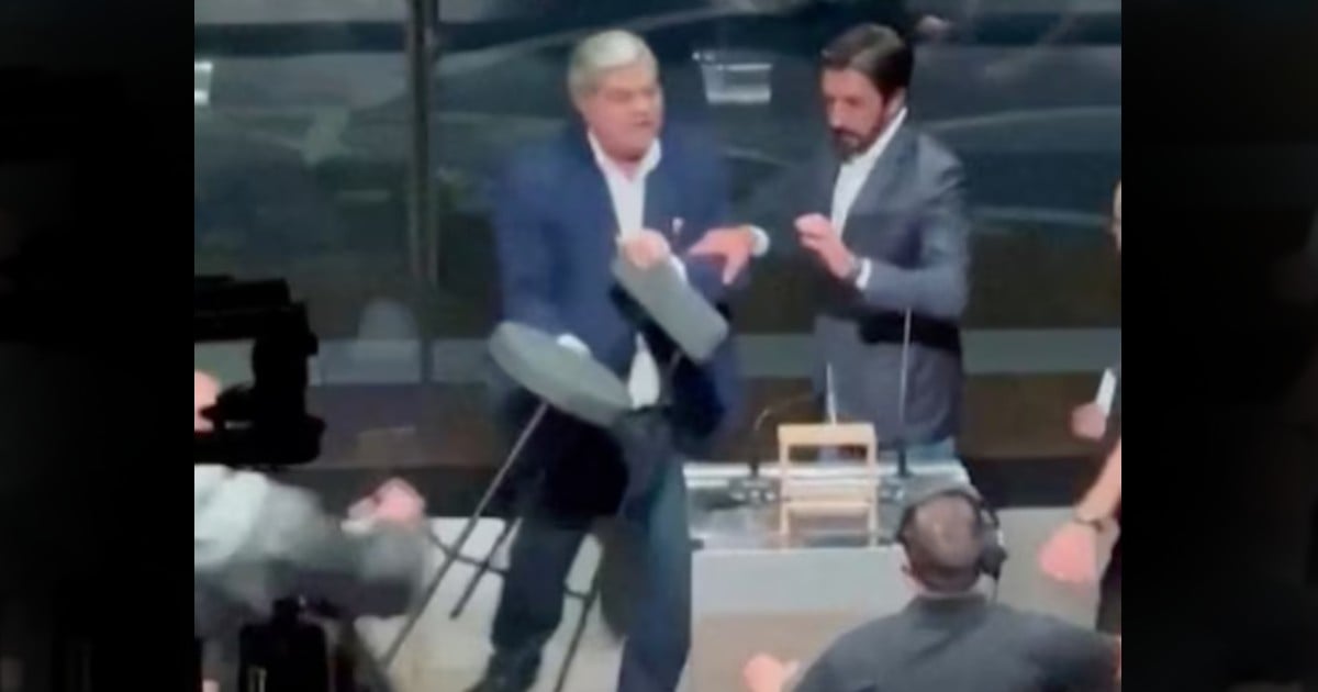 Candidate for Sao Paulo mayor clobbered with chair in chaotic debate