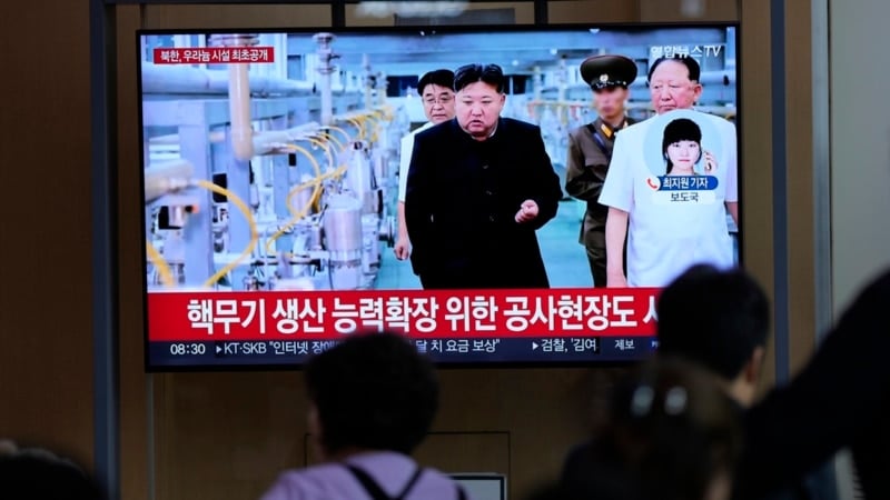 North Korea’s Kim tours uranium enrichment site, calls for more weapons