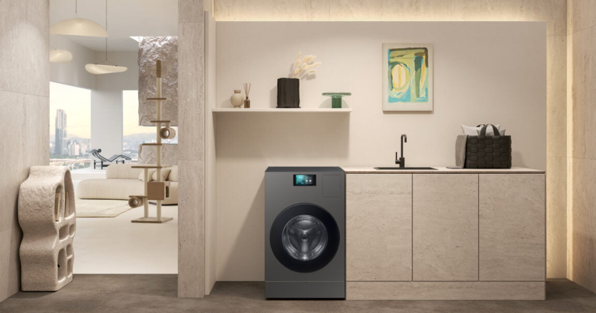 Samsung's Bespoke AI Laundry Combo washer and dryer lumps energy efficiency and AI conveniently together