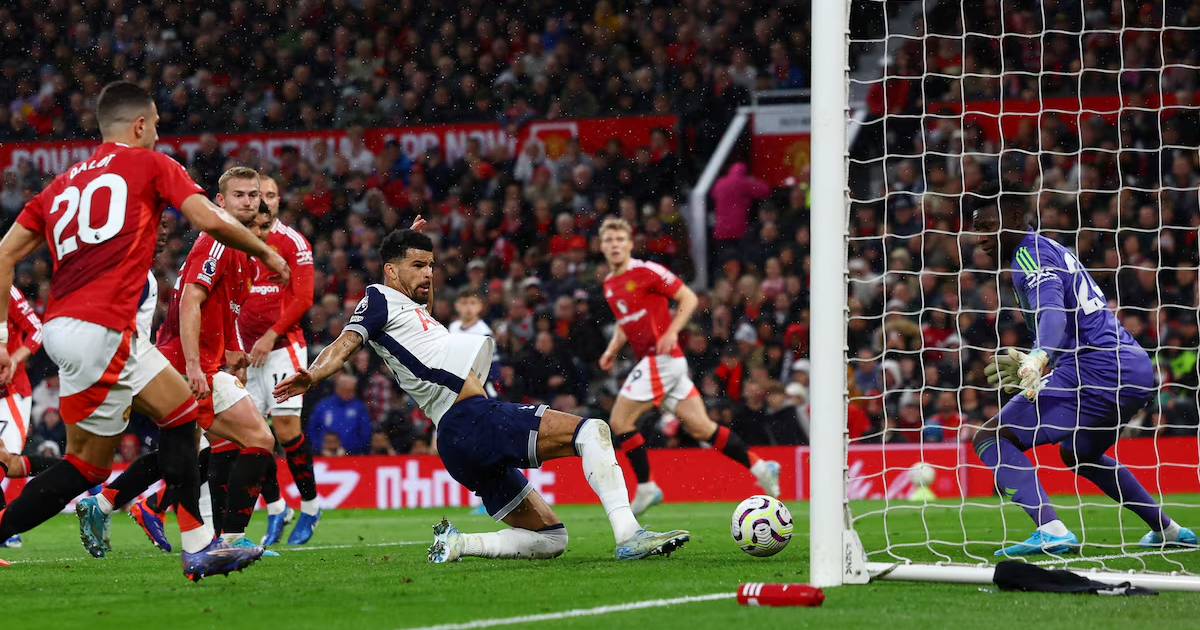 Spurs romp to 3-0 win over 10-man Manchester United