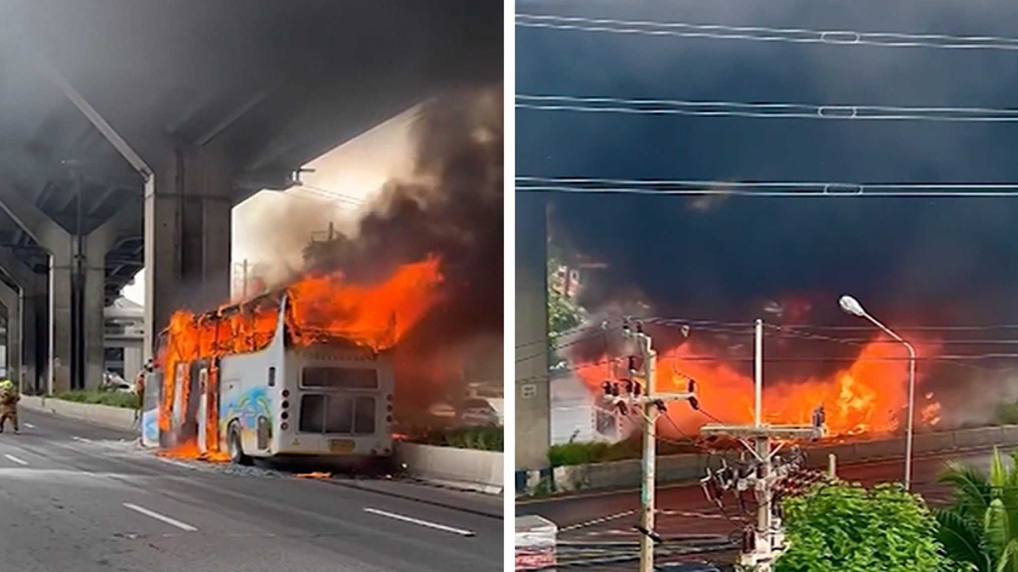 Twenty-three People Dead After Thailand Bus Goes Up in Flames