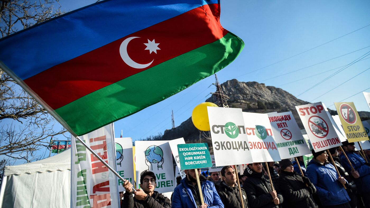 Azerbaijan’s human-rights record is under fire as it prepares to host UN climate talks