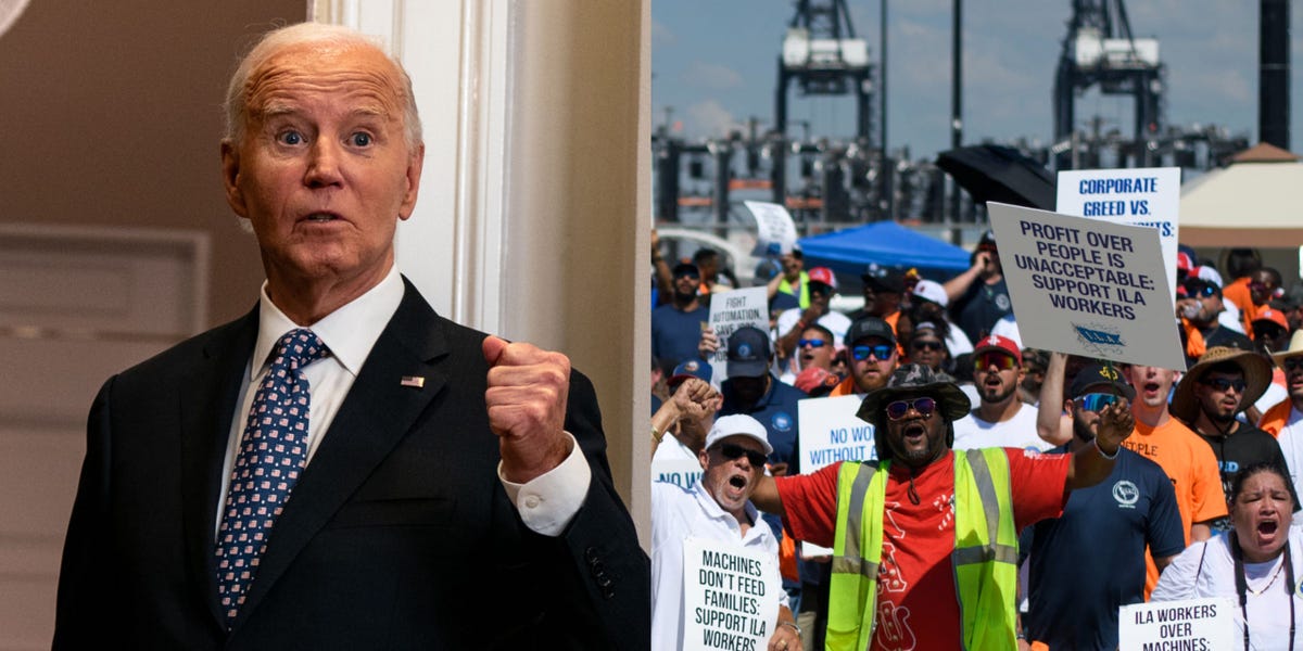 Biden and other government officials are telling port companies to get a better offer to striking workers ASAP