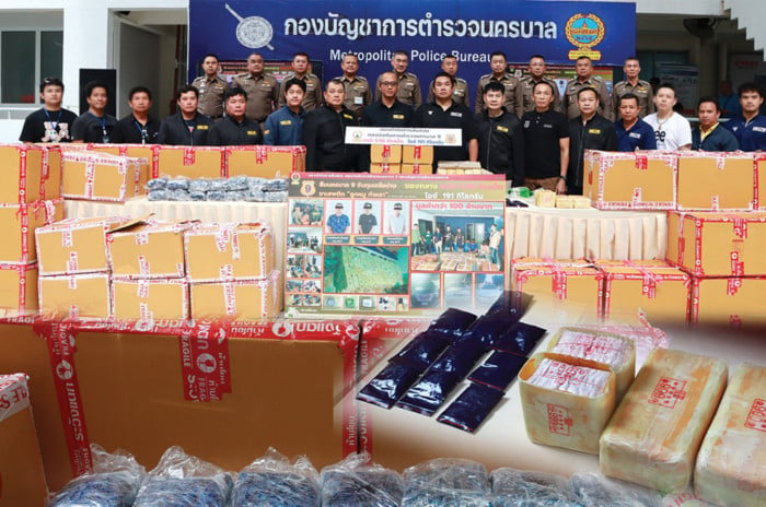 Big drug bust, arrests at Bangkok resort