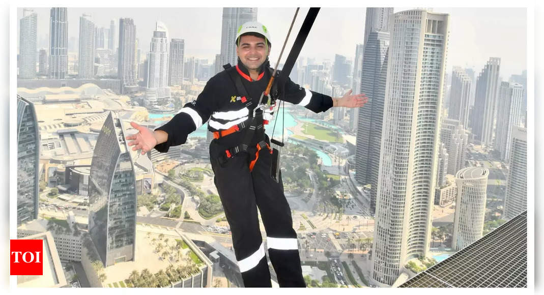 Exclusive - Ghum Hai Kisikey Pyaar Meiin fame Vihan Verma unleashes his adventurous side as he enjoys Edge Walk in Dubai; see pics