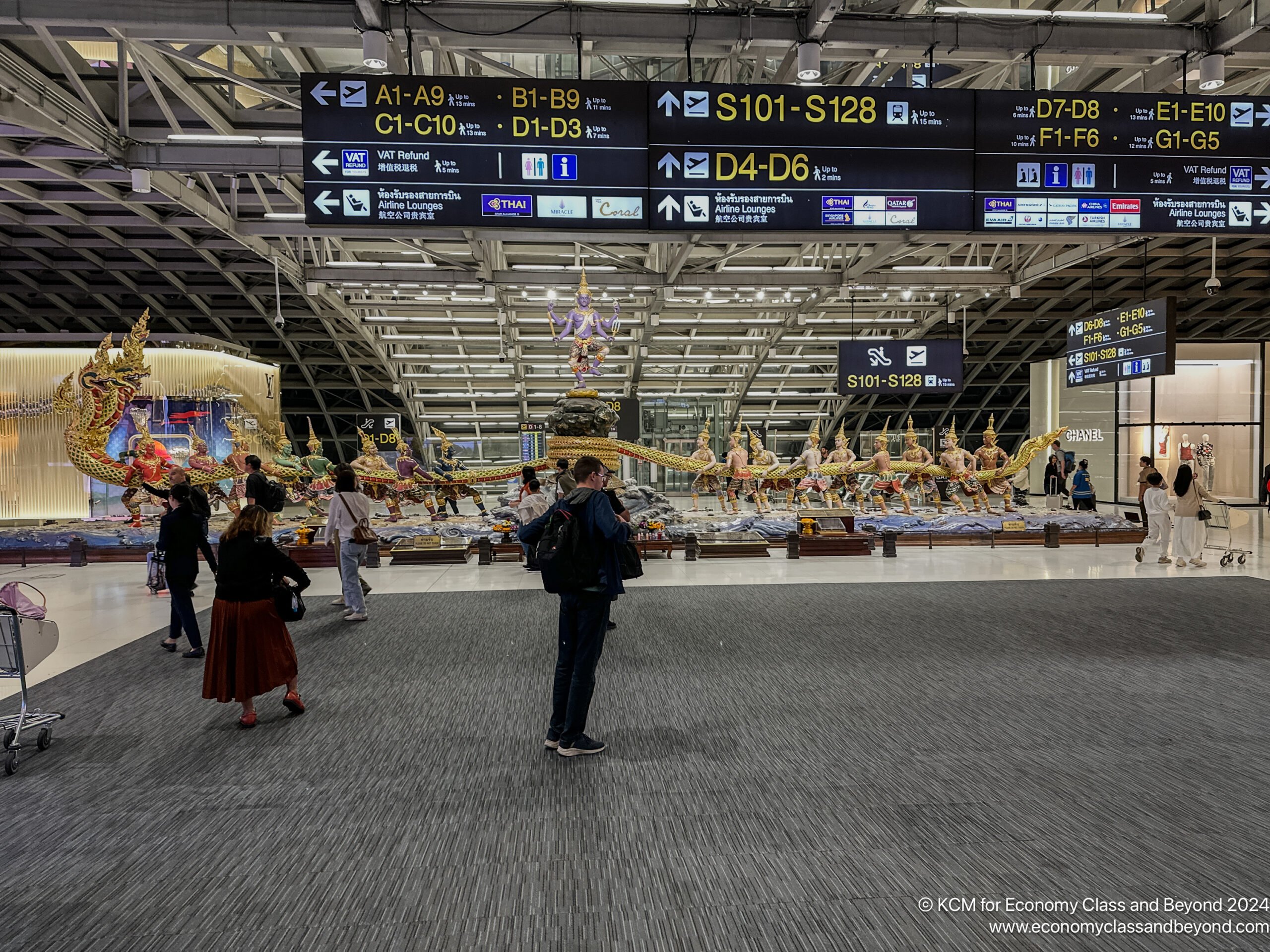 TRIP REPORT: An early morning at Bangkok Suvarnabhumi, and The Miracle Lounge, D Pier