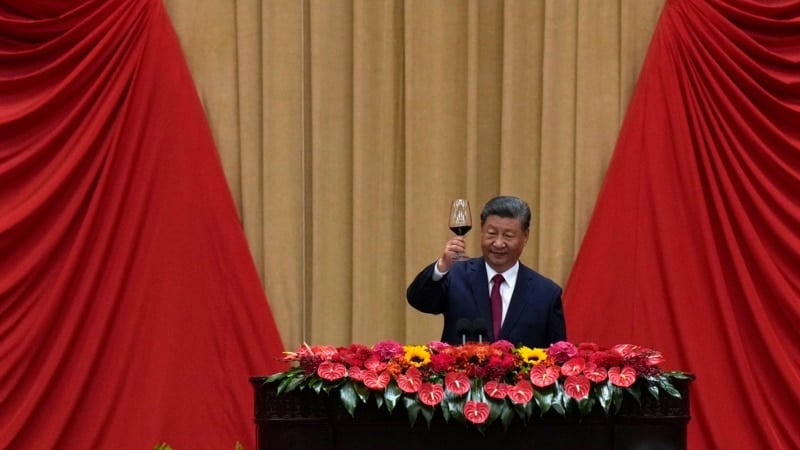 China marks 75 years of Communist Party rule as economic challenges and security threats linger  