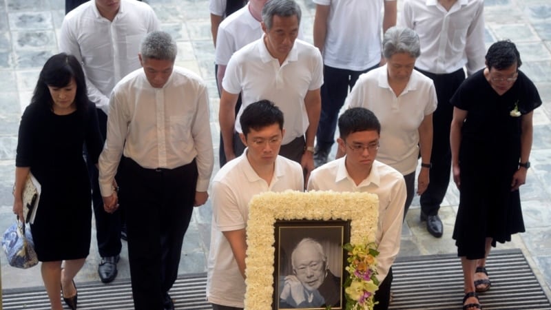 Daughter of Singapore's founding father dies at 69