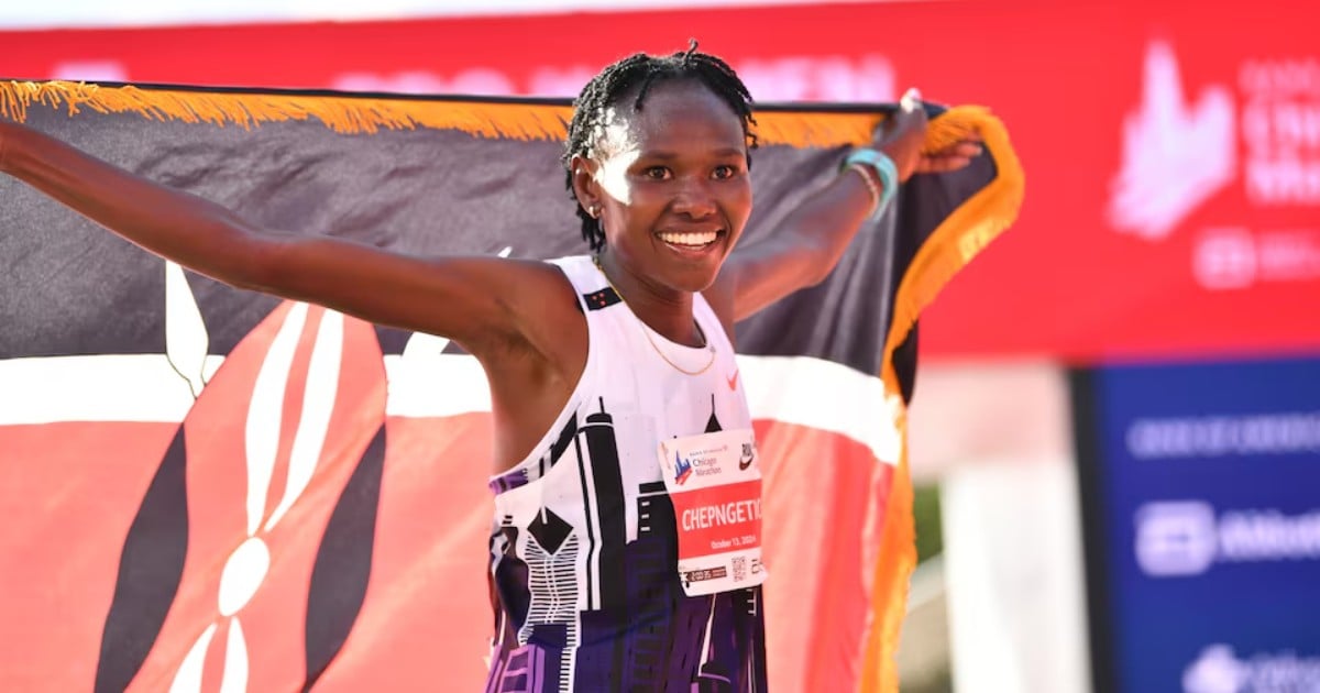 Kenya's Chepngetich smashes women's marathon world record