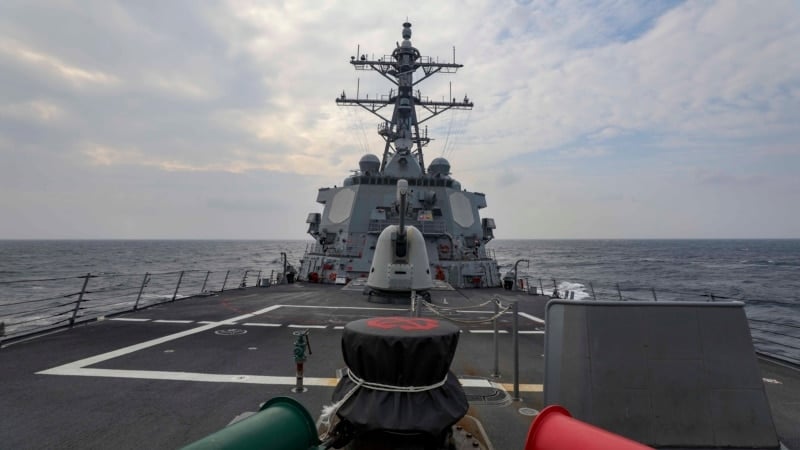 US, Canadian navy ships sail through Taiwan Strait week after China war games