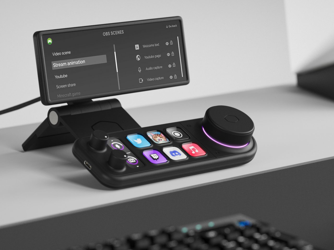 Control panel concept brings buttons and knobs to your creative workflow