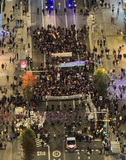 Esta manifestación feminista ha sido todo un éxito…