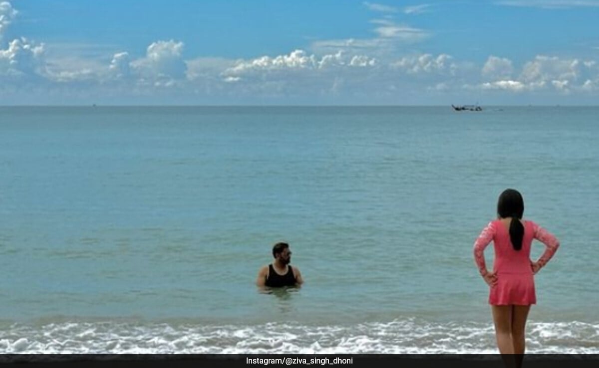 Dhoni Takes Internet By Storm With Stunning Look In Phuket. See Pics