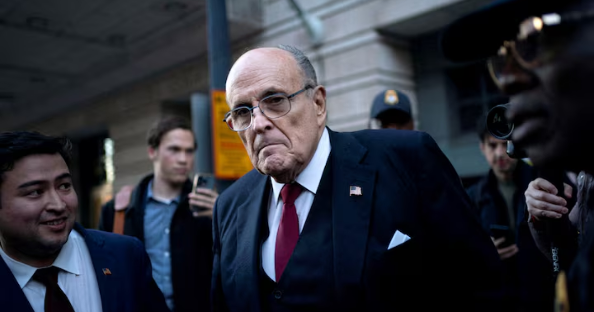 'I can't pay my bills,' says ex-Trump lawyer Rudy Giuliani in courtroom outburst