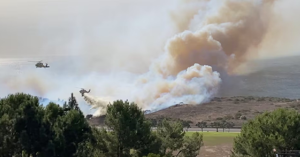 Wildfire near Los Angeles rages on after 10,000 evacuate