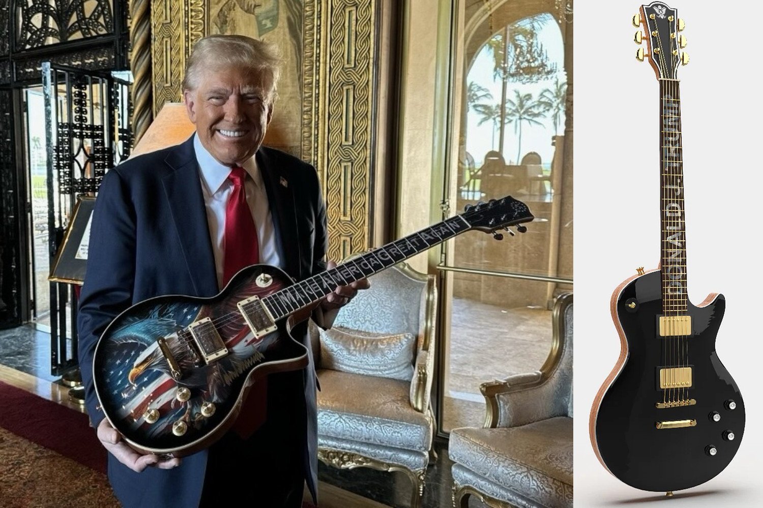 Trump Guitars Slapped With Cease and Desist for Copying Gibson Design: Report