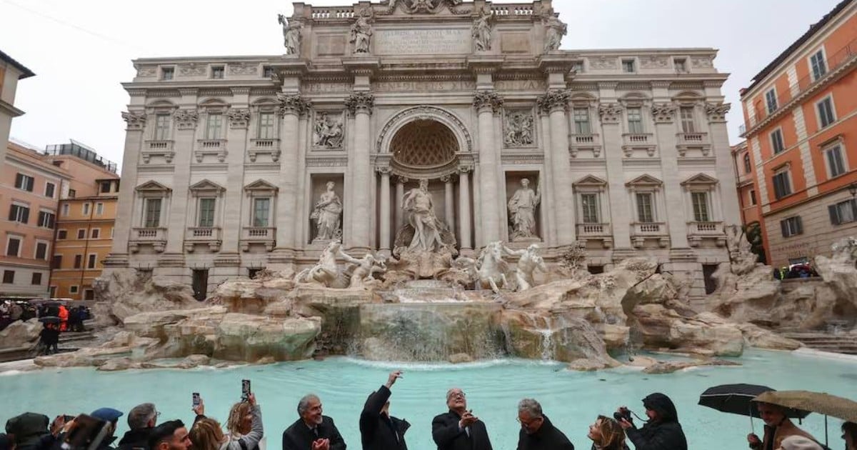 Rome's Trevi Fountain restored in time for Jubilee year