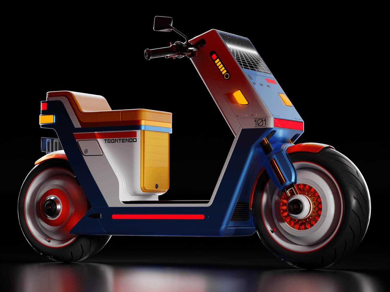 This Nintendo + Tron themed e-bike is an expression of your gamified lifestyle