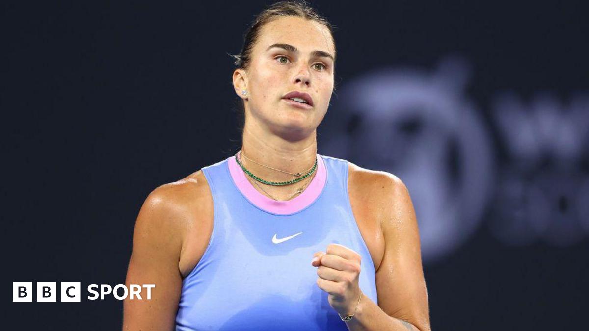 Sabalenka sets up Brisbane semi-final with Andreeva