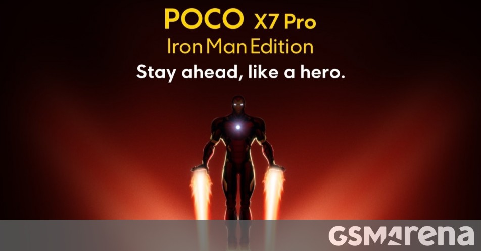 Poco X7 Pro Iron Man Edition's launch date and design revealed