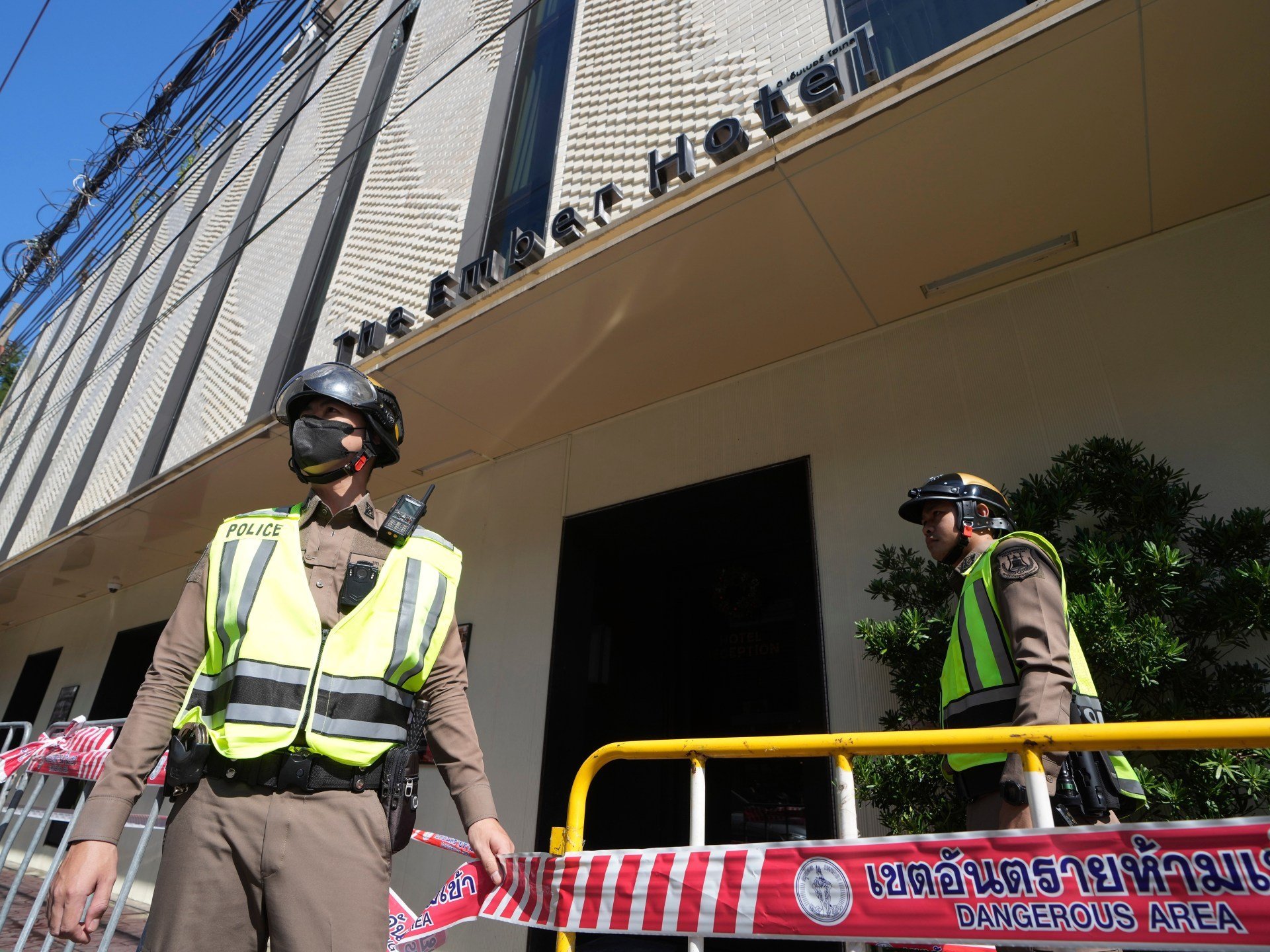 Three foreigners die in Bangkok hotel fire, authorities say