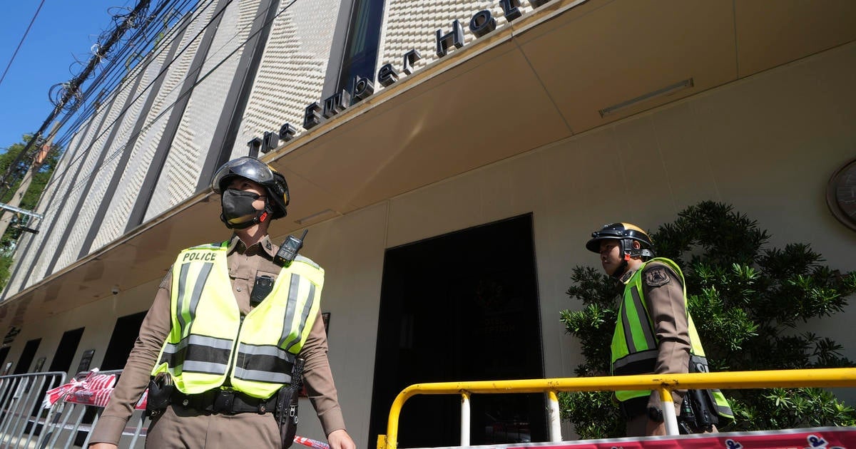 American man among 3 killed in Bangkok hotel fire