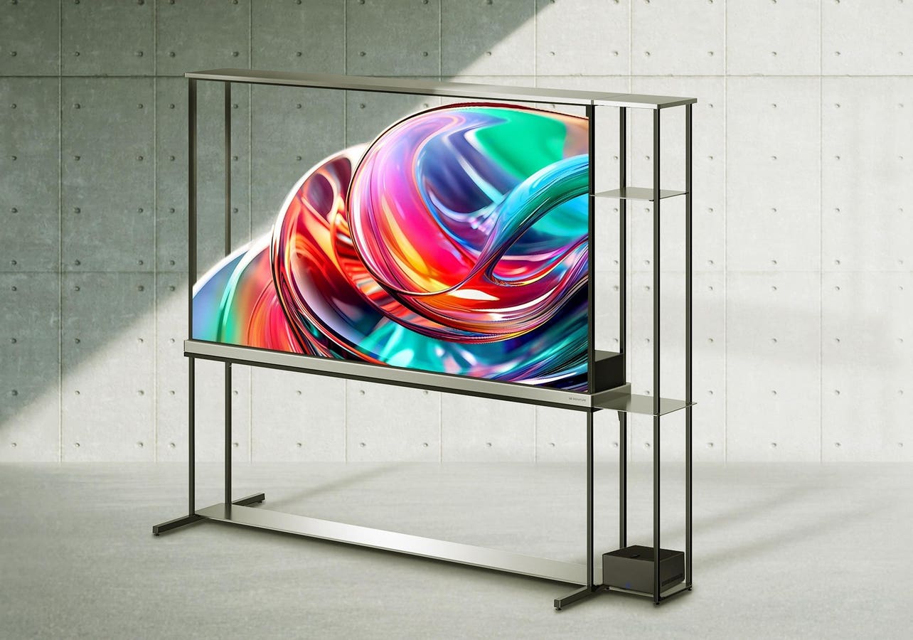 LG Actually Puts Its Jaw-Dropping Transparent 77-Inch OLED TV On Sale