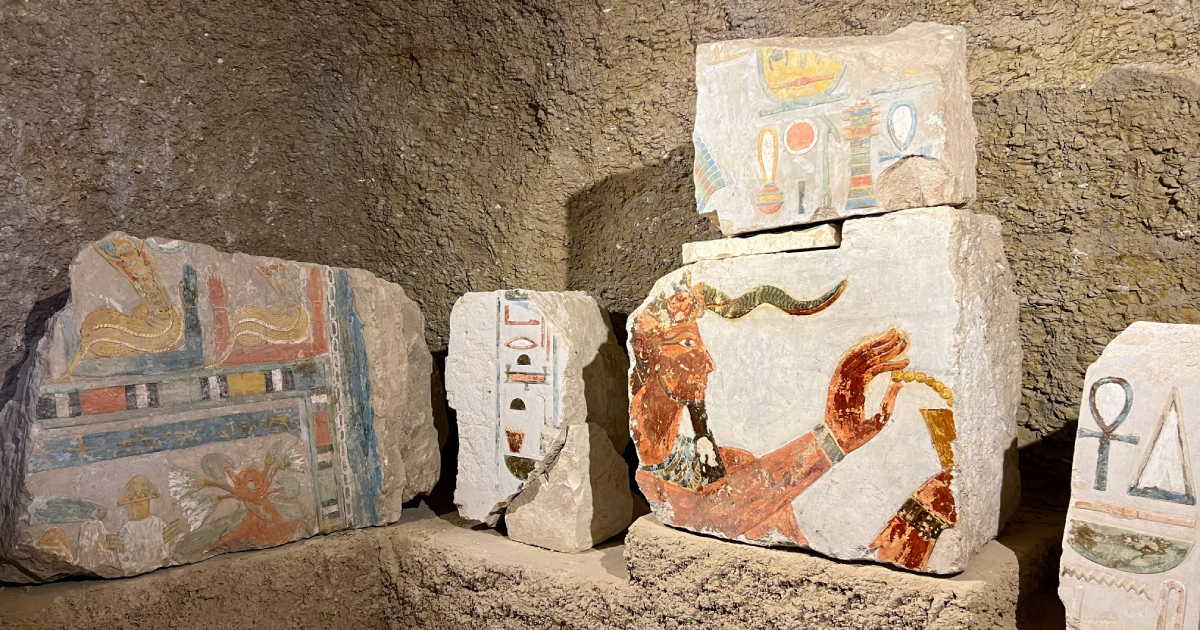 Egypt uncovers blocks from 18th dynasty Queen Hatshepsut temple