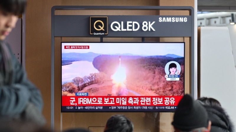 South Korea says North Korea fired a ballistic missile into the sea 